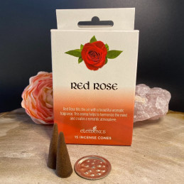 Elements Red rose cones 15stk