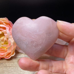 Pink opal hjerte